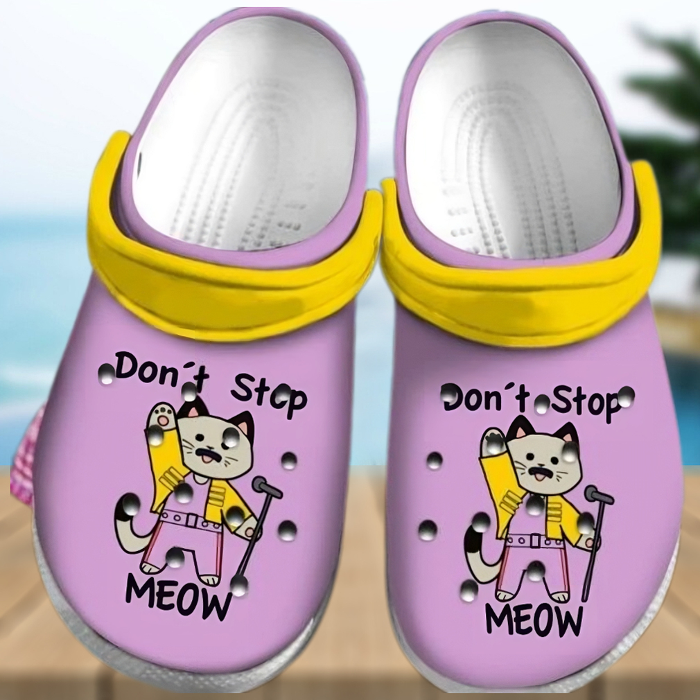 New Freddie Mercury Cat DonT Stop Meow Rubber Comfy Footwear Personalized Clogs