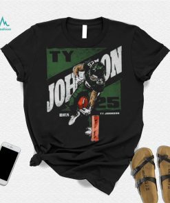 New York Jets Ty Johnson Pylon TD Shirt