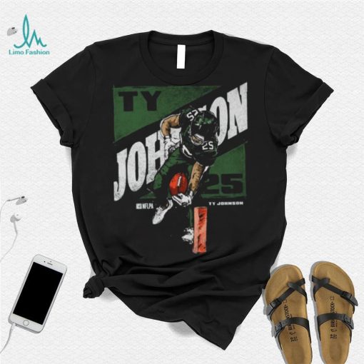 New York Jets Ty Johnson Pylon TD Shirt