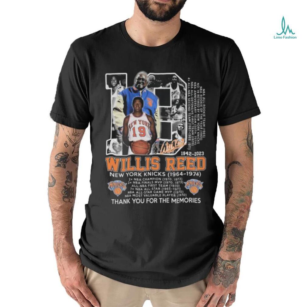 New York Knicks Willis Reed 1942 2023 thank you for the memories