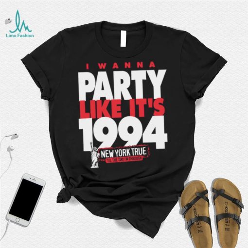 New York Rangers I wanna party like it’s 1994 New York True 2023 shirt