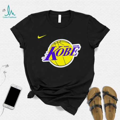 Nike Lakeshow Kobe 1996 2016 logo shirt