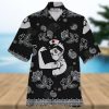 Blanton s Bourbon Tropical Leaf Short Sleeve Hawaiian Shirt