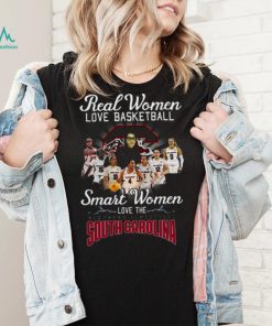 Official 2023 Real Women Love Basketball Smart Women Love The South Carolina Gamecocks Women’s Basketball Shirt