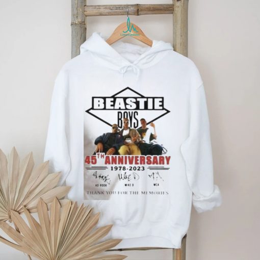 Official 45th anniversary 1978 2023 beastie boys thank you for the memories shirt