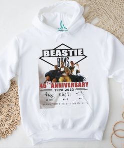 Official 45th anniversary 1978 2023 beastie boys thank you for the memories shirt