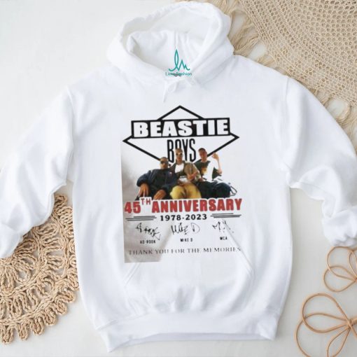 Official 45th anniversary 1978 2023 beastie boys thank you for the memories shirt