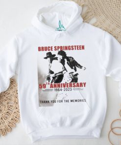 Official Bruce springsteen 59th anniversary 1964 2023 thank you for the memories shirt