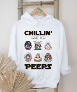 Official Eaters Chillin’ With My Peeps Baby Star Wars Characters Shirt