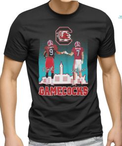 Official Gamecock C.Smith And Rattler Signature City Skyline Shirt