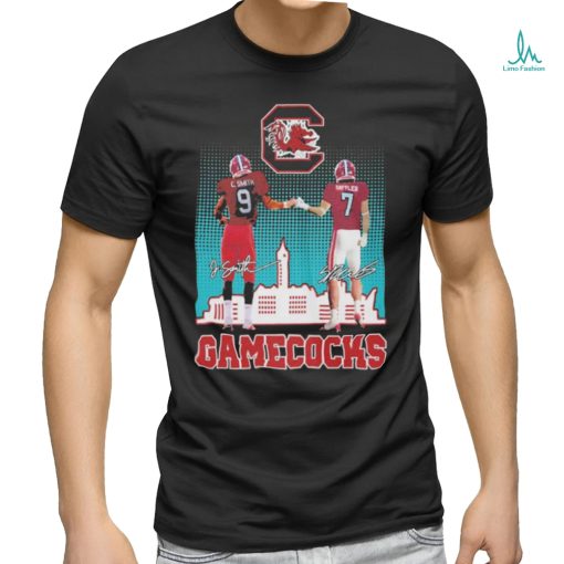 Official Gamecock C.Smith And Rattler Signature City Skyline Shirt