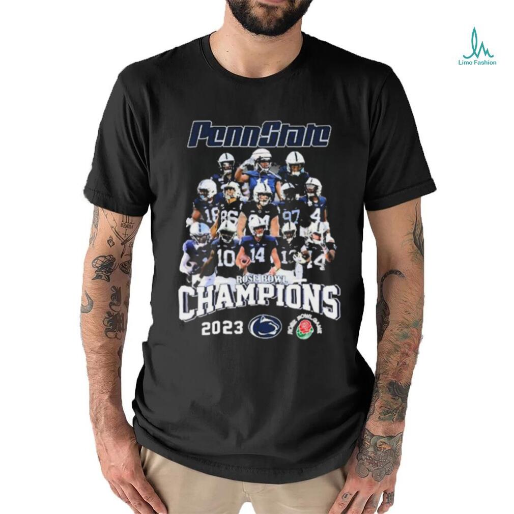 Official Penn State Rose Bowl Champions 2023 Team Shirt - Limotees
