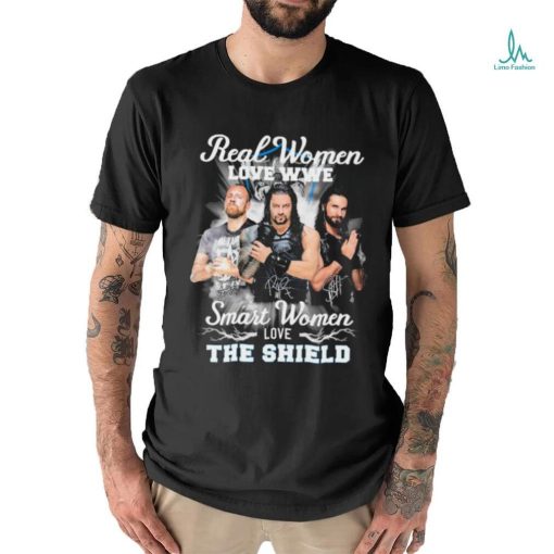 Official Real Women Love WWE Smart Women Love The Shield Shirt