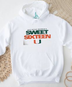 Official University of miamI women’s basketball 16 2023 sweet . shirt