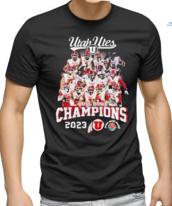 Official Utah Utes Rose Bowl Champions 2023 Team Shirt