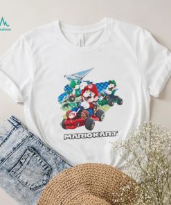 Official Walmart Merch Mario Kart Boys Rash Shirt