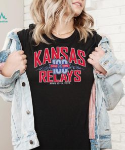 Official kansas Relays 100th of 1923 2023 Commemorative T Shirt