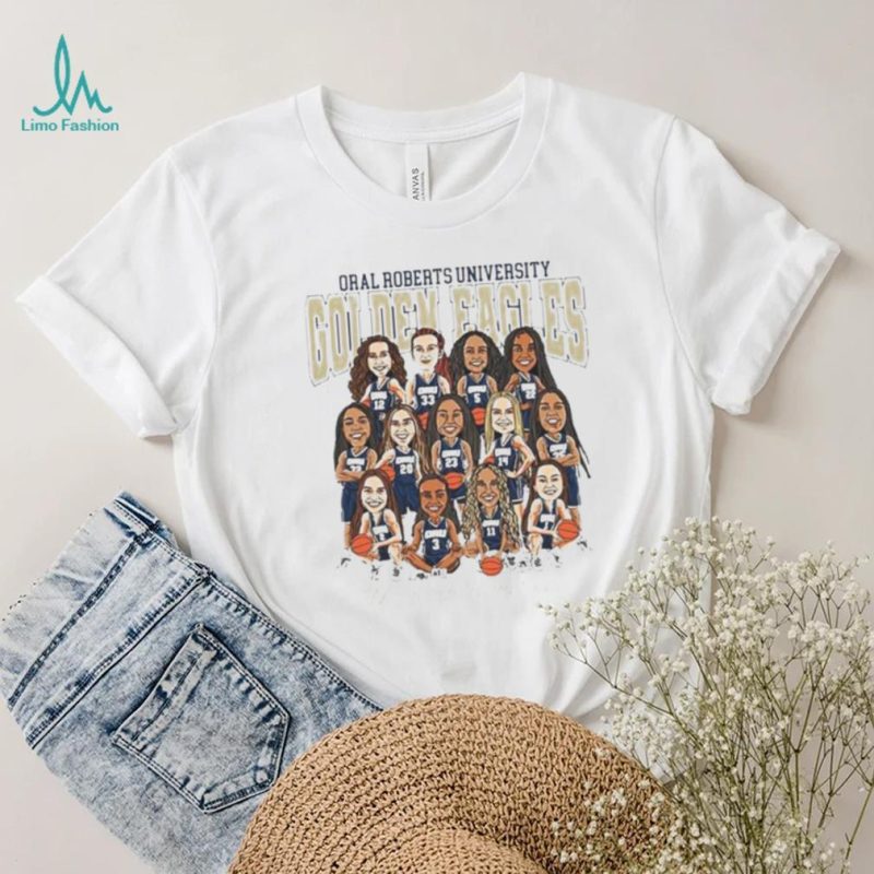 Oral Roberts NCAA Women’s Basketball Team Caricatures shirt