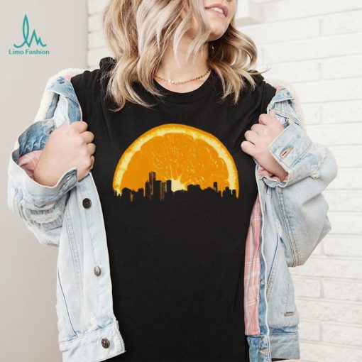 Orange Sunset city shirt