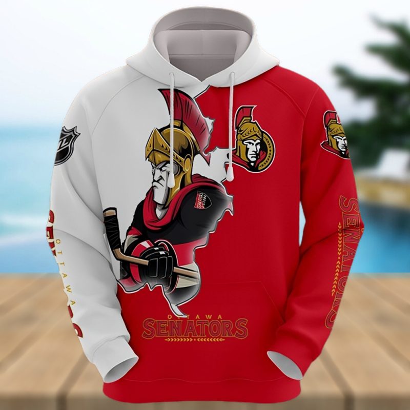 Ottawa Senators Hoodies 3D