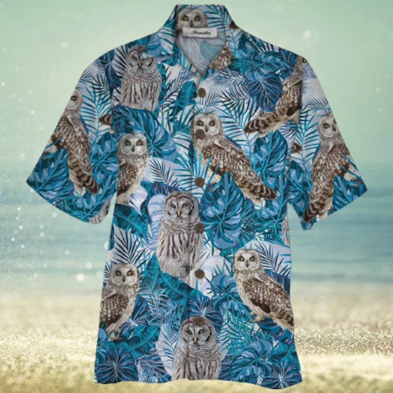 Owl Blue Unique Design Unisex Hawaiian Shirt For Men And Women Dhc17062183