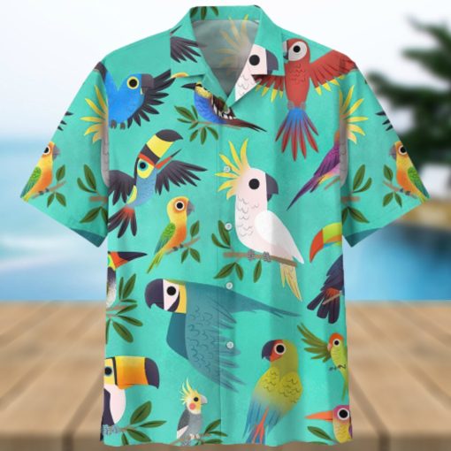 Parrot Blue Awesome Design Unisex Hawaiian Shirt For Men And Women Dhc17062981