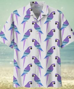 Parrot Purple Unique Design Unisex Hawaiian Shirt