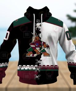 Personalized NHL Arizona Coyotes Mix Jersey 2023 3D Hoodie