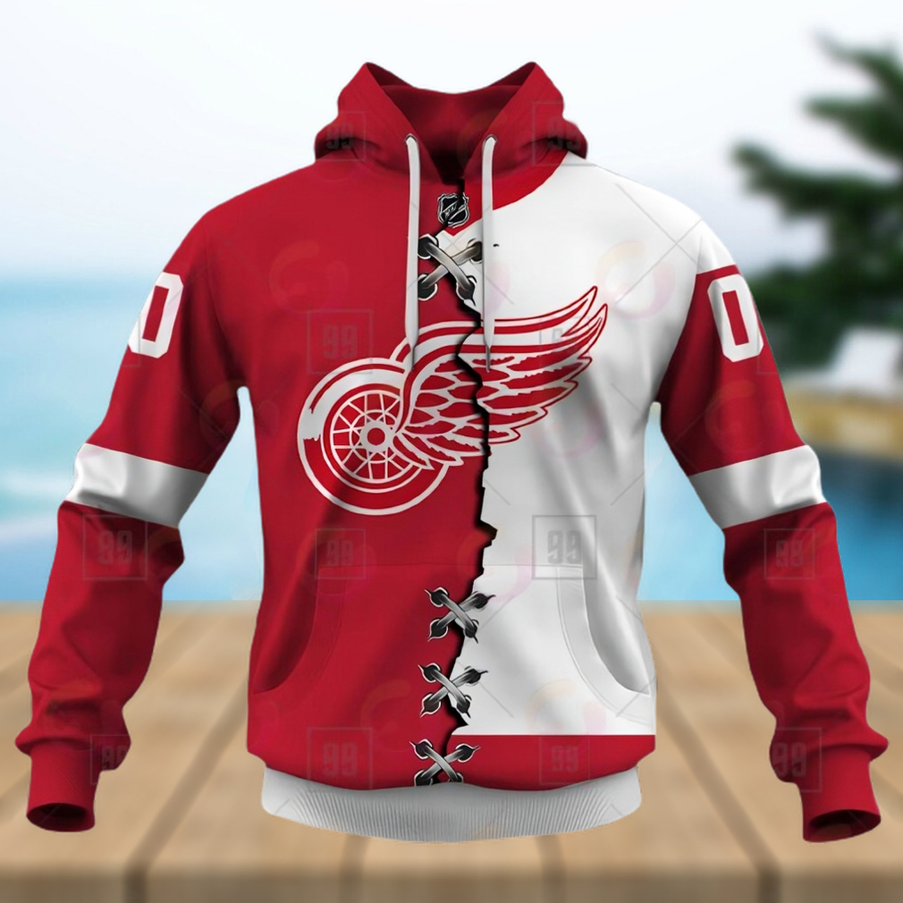 CCM vintage NHL Hoodie Detroit Red Wings Hoodie - We Love Sports