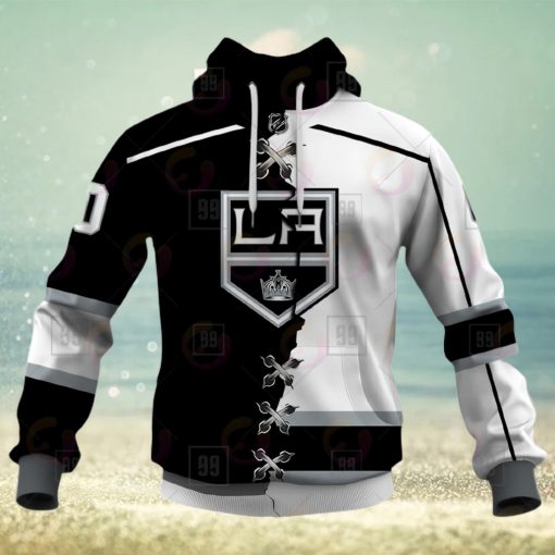 Personalized NHL Los Angeles Kings Mix Jersey 2023 3D Hoodie