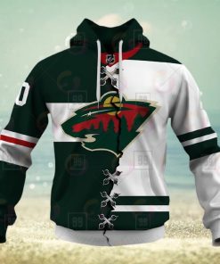 Personalized NHL Minnesota Wild Mix Jersey 2023 3D Hoodie