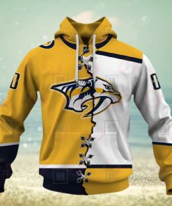 Personalized NHL Nashville Predators Mix Jersey 2023 3D Hoodie