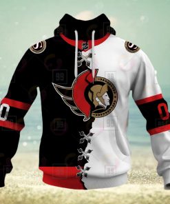 Personalized NHL Ottawa Senators Mix Jersey 2023 3D Hoodie