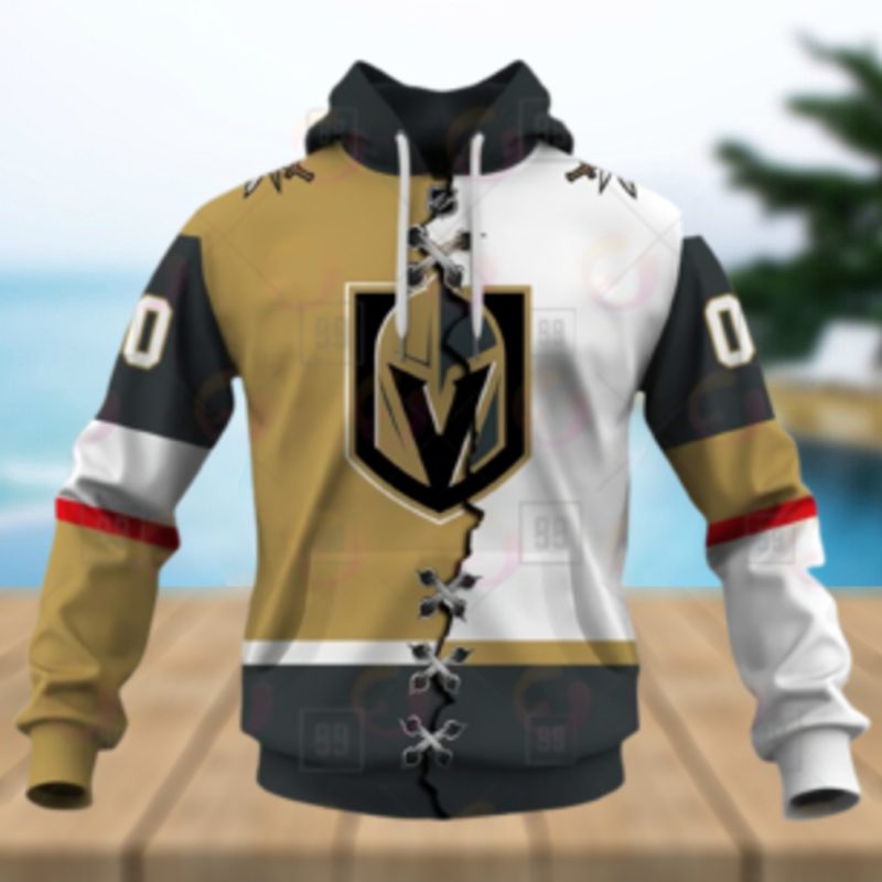 Personalized NHL Vegas Golden Knights Mix Jersey 2023 3D Hoodie