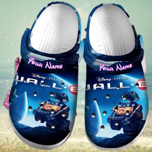 Personalized Name Wall E Crocs Clogs Shoes Comfortable For Mens Womens Crocs Classic