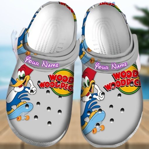 Personalized Name Woody Woodpecker Crocs Clog Comfortable For Women Men