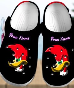 Personalized Name Woody Woodpecker Crocs Clogs Shoes Comfortable For Mens Womens
