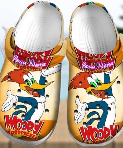 Personalized Name Woody Woodpecker Crocs Shoes Comfortable For Women Men Crocs Classic