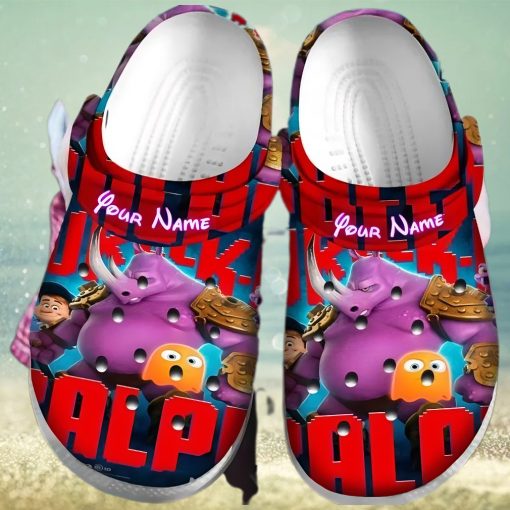 Personalized Name Wreck It Ralph Crocs Clog Comfortable For Mens Womens
