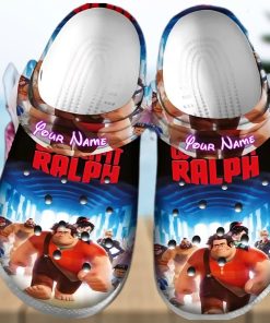 Personalized Name Wreck It Ralph Crocs Clogs Shoes Comfortable For Mens Womens Crocs Classic