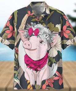 Pig Gray Amazing Design Unisex Hawaiian Shirt