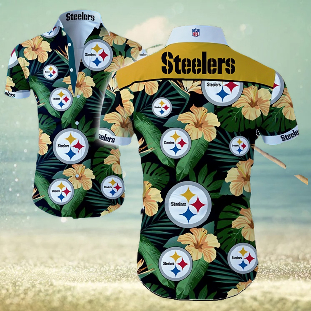 Beach Shirt NFL Pittsburgh Steelers Tropical Hawaiian Shirt