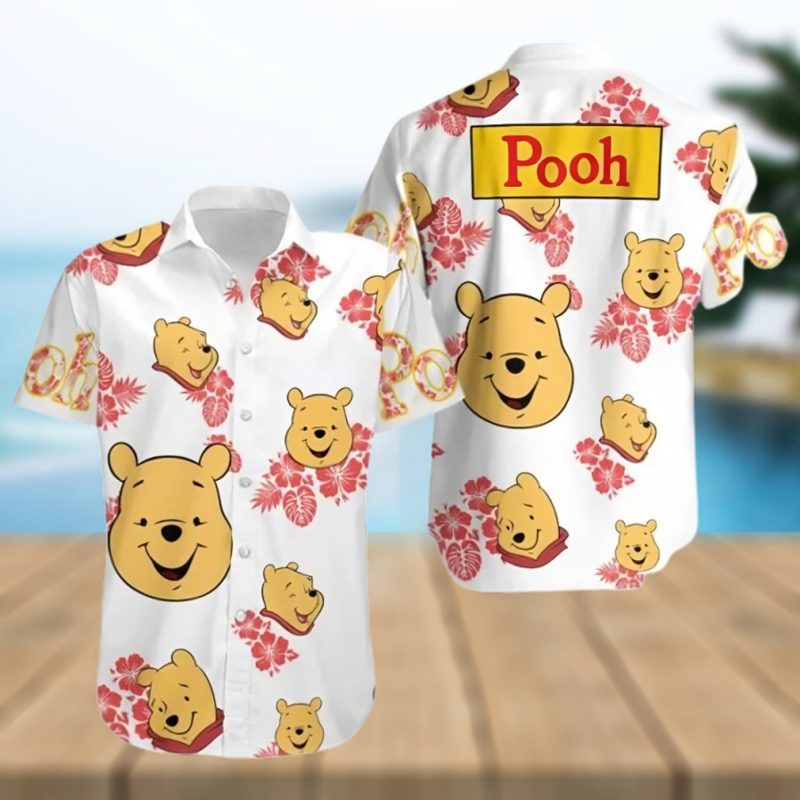 Pooh Head Winnie The Pooh Disney Cruise 2023 Disney Hawaiian Shirt