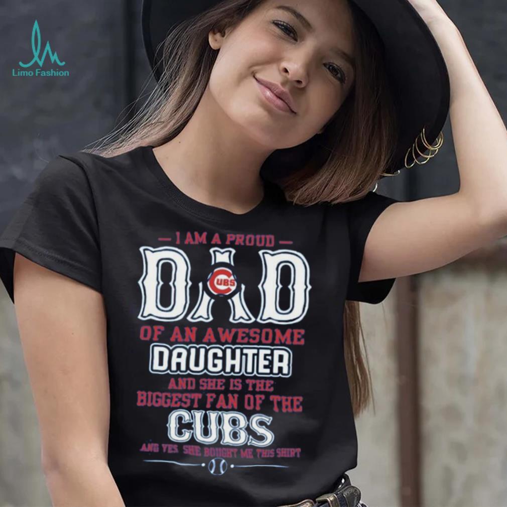 Chicago Cubs Number One Dad Shirt