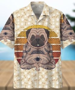 Pug Tan Nice Design Unisex Hawaiian Shirt