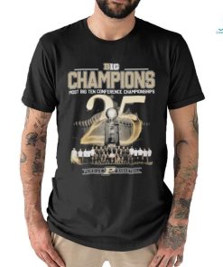 Purdue boilermakers big champions most big ten conference championships shirt