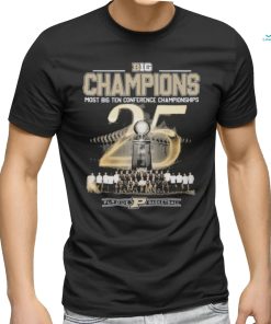 Purdue boilermakers big champions most big ten conference championships shirt