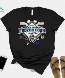 Quinnipiac University Men’s Hockey 2023 Frozen Four 4 Team T Shirt