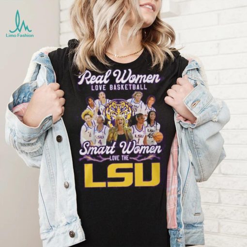 Real Women Love Baseball Smart Women Love The LSU Shirt