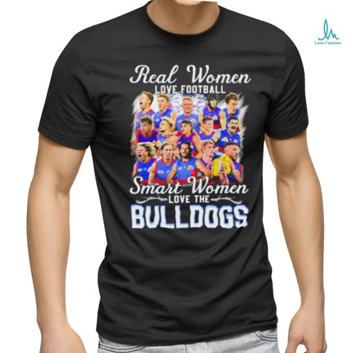 Real Women Love Football Smart Women Love The Western Bulldogs Shirt